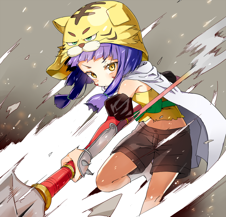 maeda inuchiyo (oda nobuna no yabou) drawn by atage