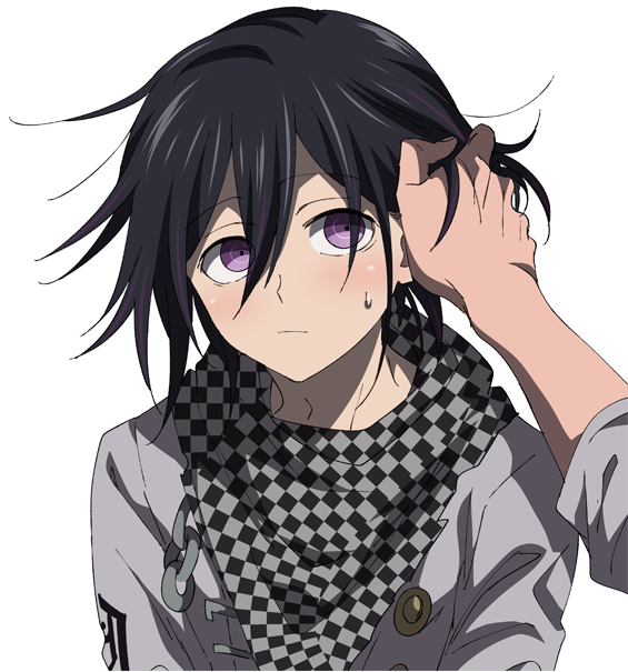 oma kokichi and momota kaito (danganronpa and 1 more) drawn by ikuhashi_muiko
