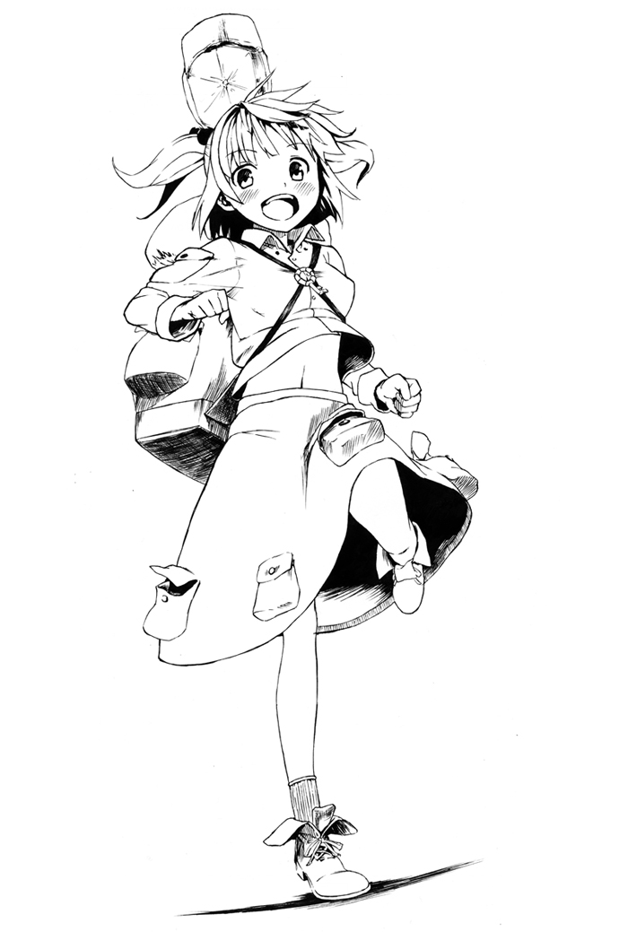 kawashiro nitori (touhou) drawn by izumi_(sa_na_ra_ra)