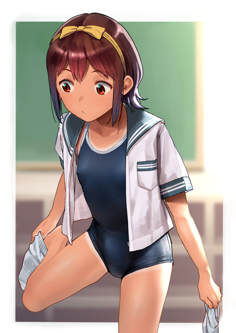 okuzawa chieri (wet girls) drawn by shiden_(sashimi_no_wife)