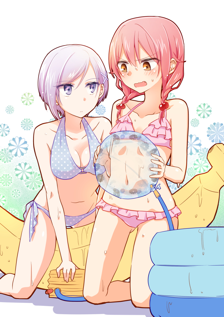 takamura iori and fujiwara konomi (tachibanakan to lie angle) drawn by merryhachi