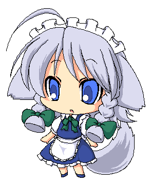 izayoi sakuya and inu sakuya (touhou) drawn by uzura_(reimu)