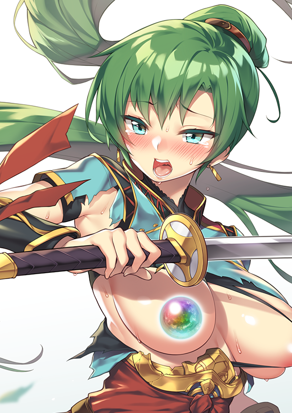 lyn (fire emblem and 2 more) drawn by fuya_(tempupupu)