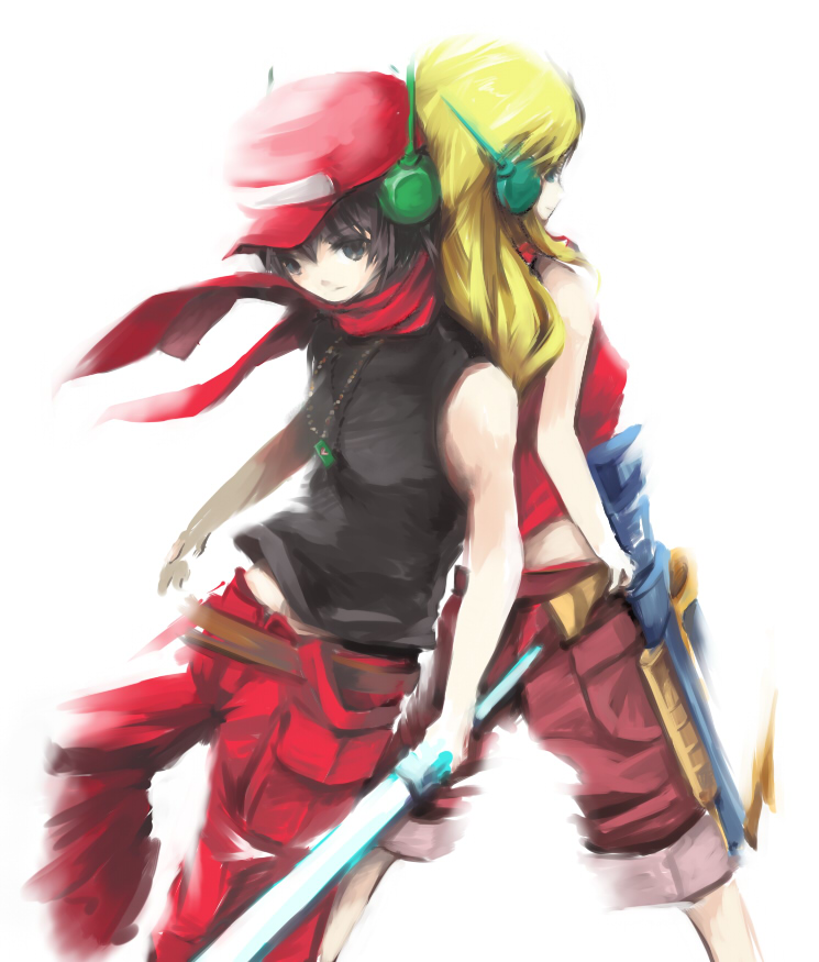 curly brace and quote (doukutsu monogatari) drawn by suulabo