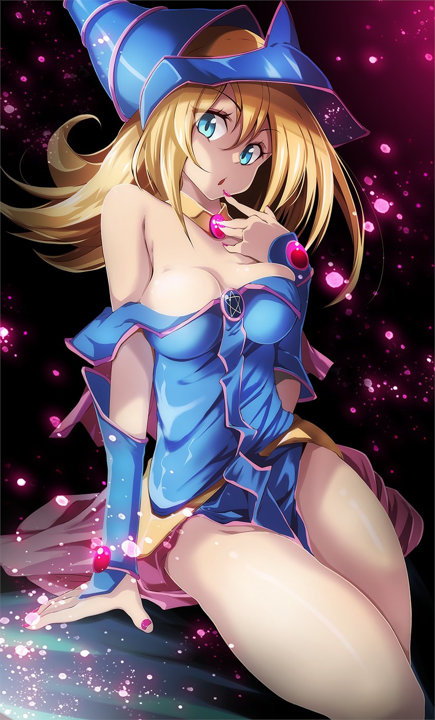 dark magician girl (yu-gi-oh!) drawn by tsukishiro_saika