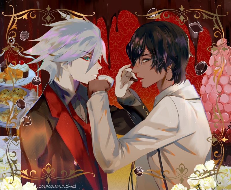 karna and arjuna (fate and 2 more) drawn by weed_(astarone)