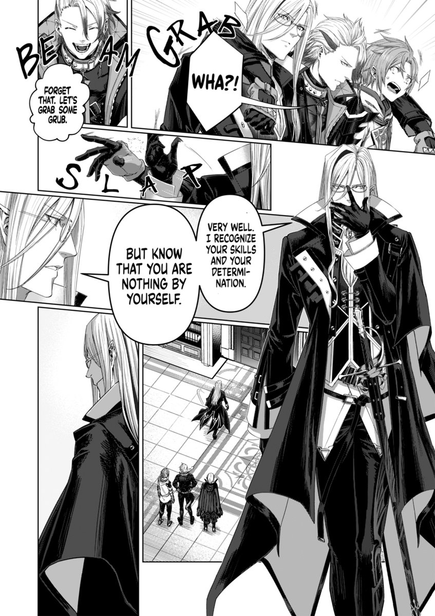 regis altare, axel syrios, magni dezmond, and noir vesper (holostars and 1 more) drawn by mugetsu2501