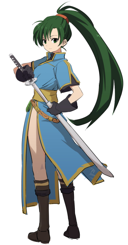 lyn (fire emblem and 1 more) drawn by leon_(mikiri_hassha)
