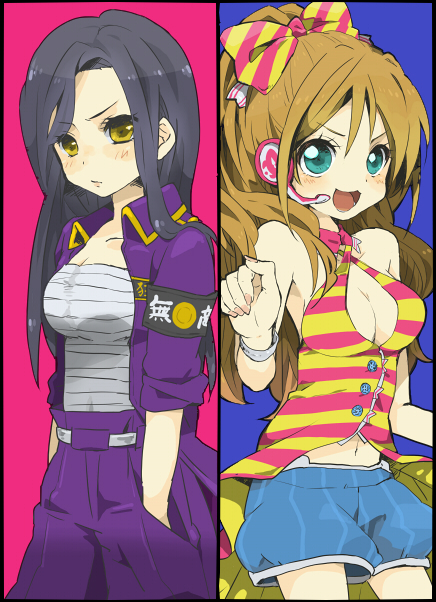 mukai takumi and hino akane (idolmaster and 1 more) drawn by tomtomtoy