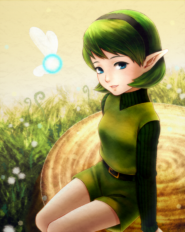 saria (the legend of zelda and 1 more) drawn by ekuru_(pixiv618303)