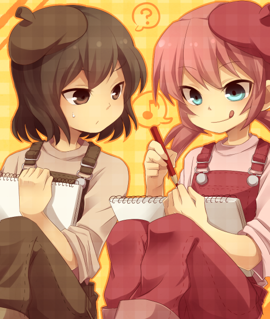 kirino ranmaru and shindou takuto (inazuma eleven and 1 more) drawn by saku_anna