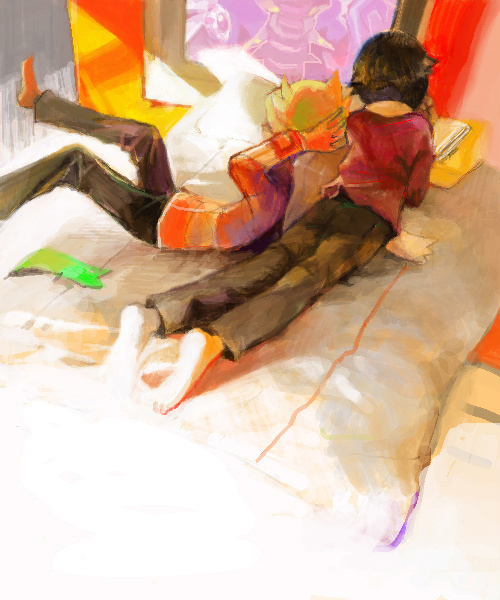 lucas, giratina, barry, dialga, and palkia (pokemon and 2 more) drawn by mob_mob