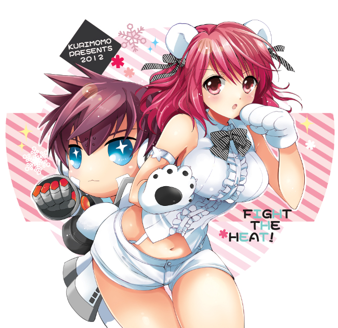 cheria barnes and mecha-asbel (tales of and 1 more) drawn by akina_tsukako