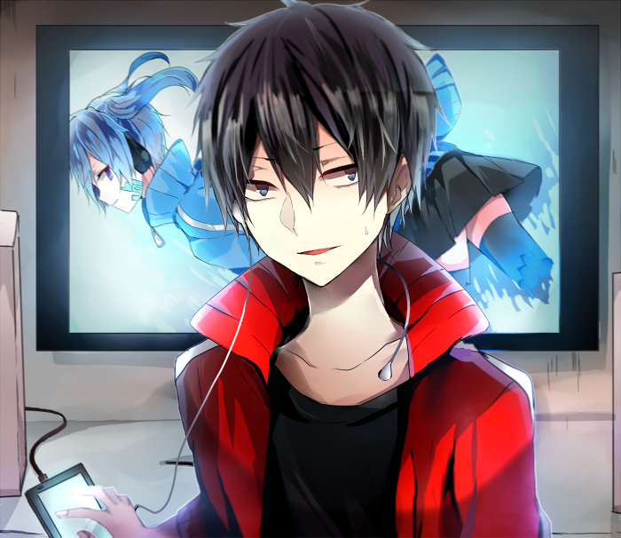 kisaragi shintarou and ene (kagerou project and 1 more) drawn by poni_(rito)