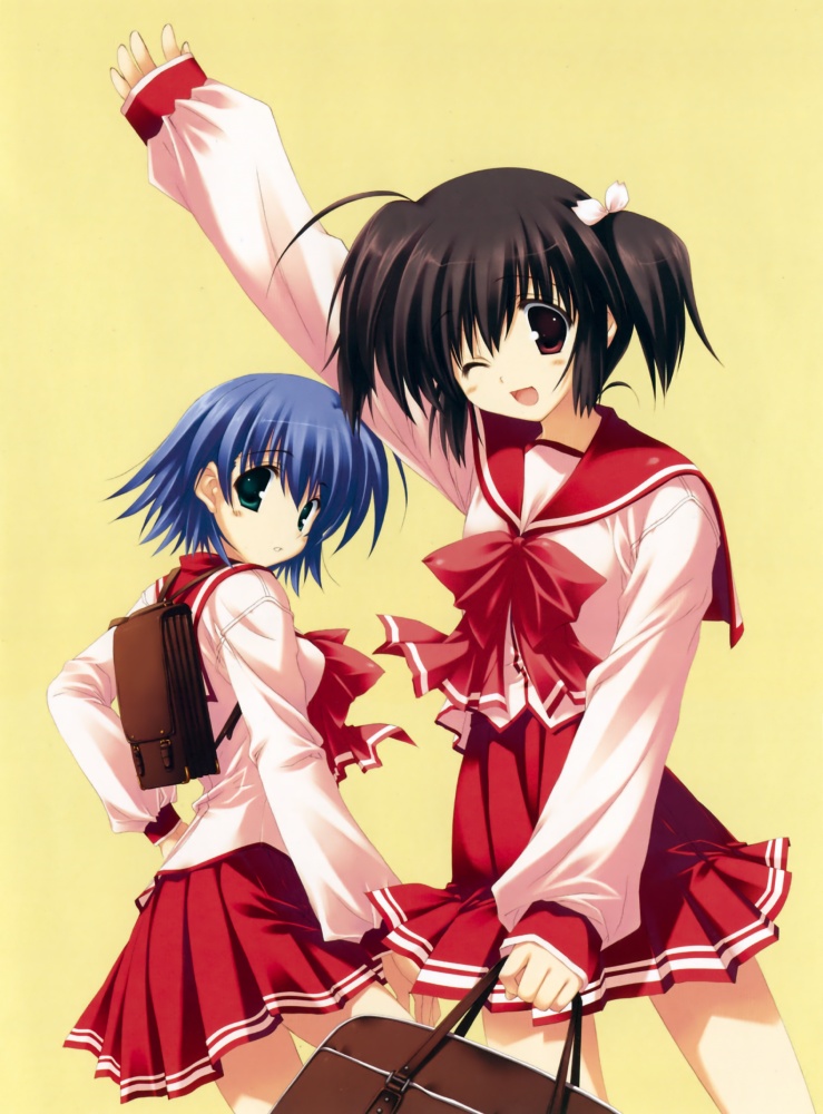 yuzuhara konomi and tonami yuma (to heart and 1 more) drawn by mitsumi_misato