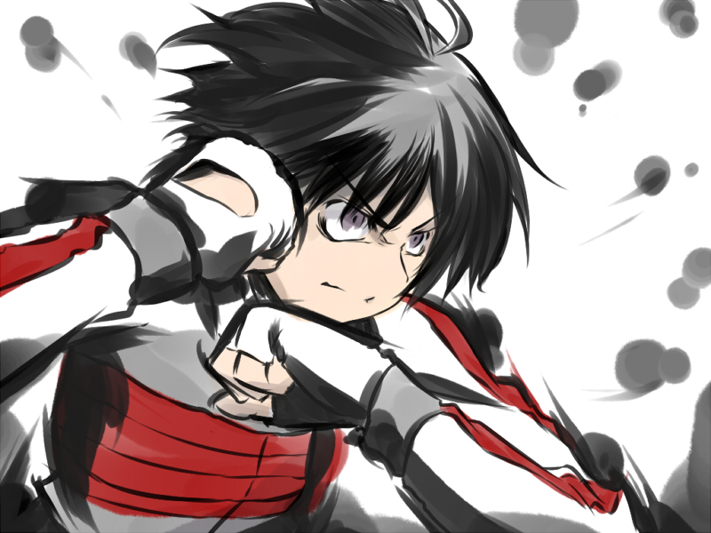 kikuchi makoto and kamen rider black (idolmaster and 2 more) drawn by haniwa-p