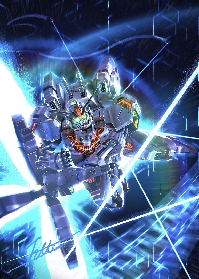 gundam calibarn (gundam and 1 more) drawn by totthii0081
