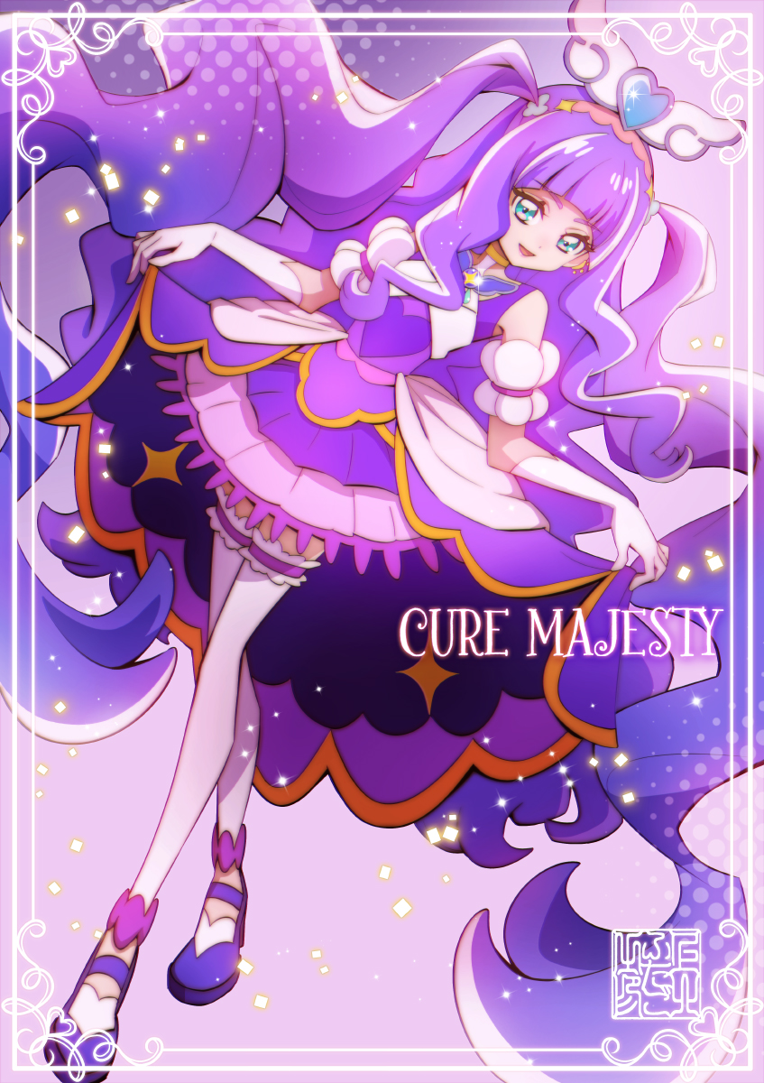 ellee-chan and cure majesty (precure and 1 more) drawn by kamikita_futago