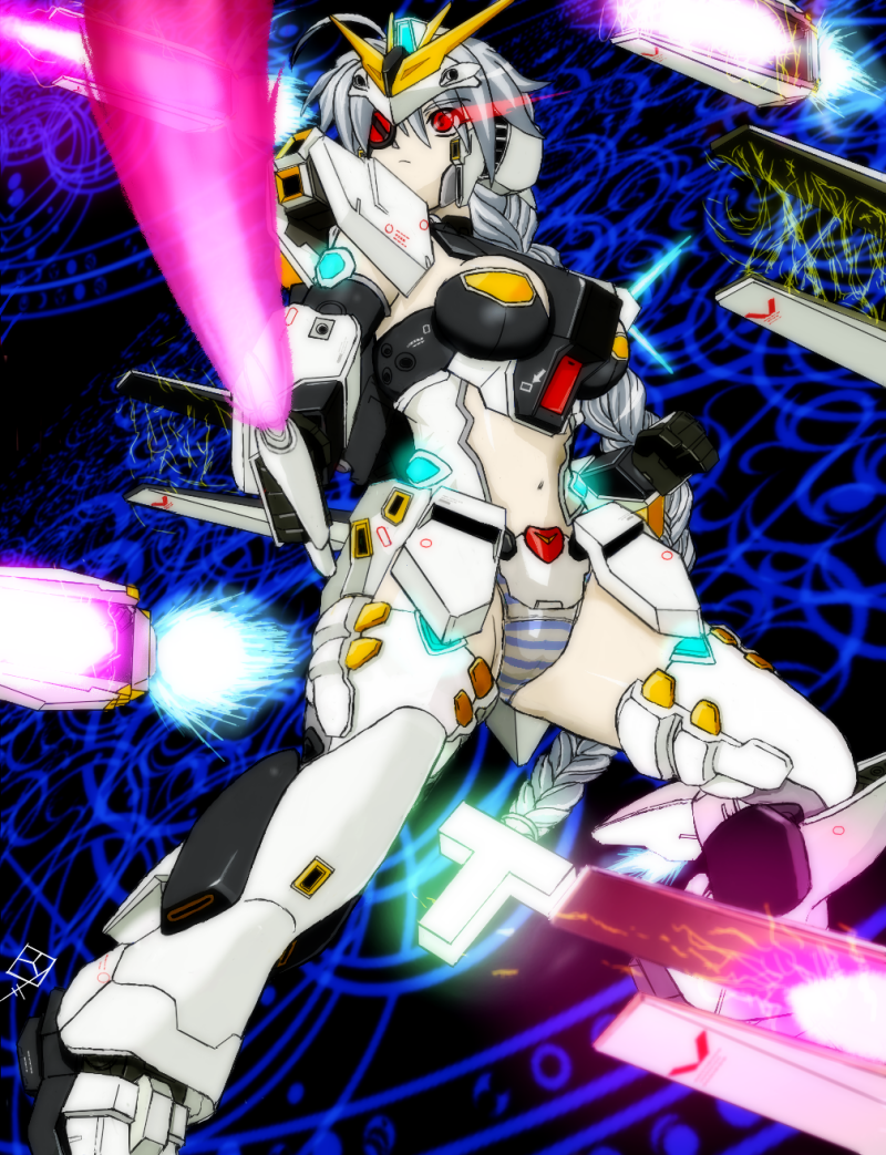 nu-13 and nu gundam (gundam and 2 more) drawn by ryou_(n1091)
