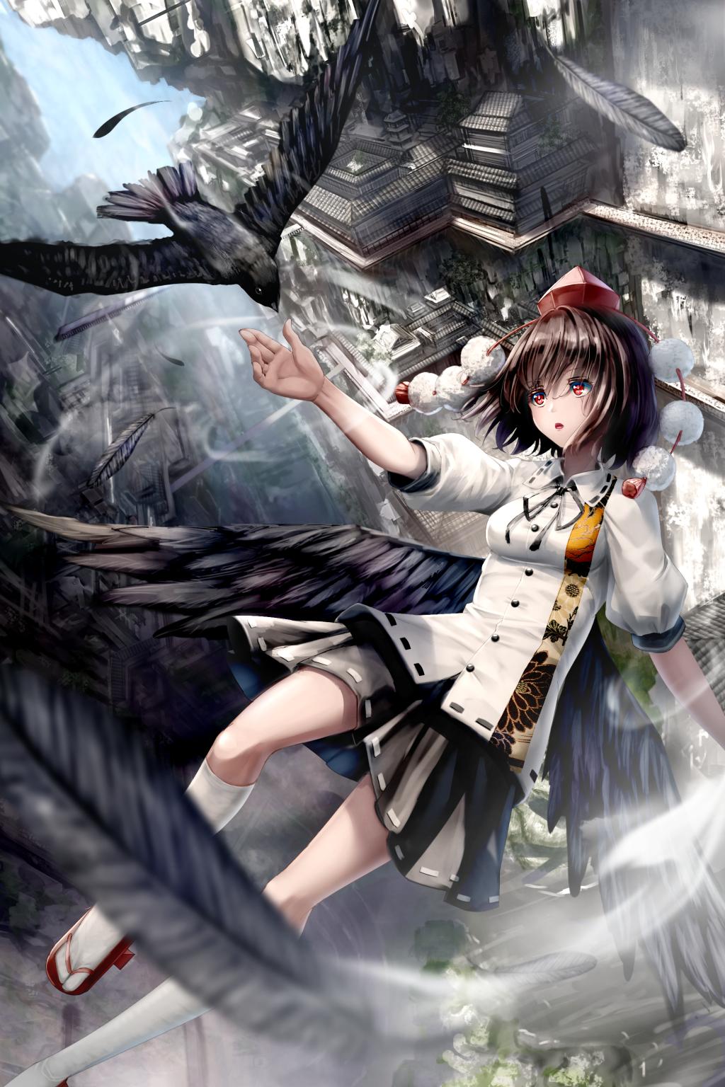 shameimaru aya (touhou) drawn by ryosios | Danbooru