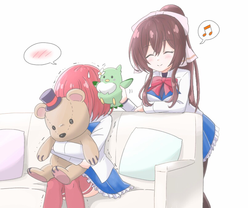 serizawa chikaru and hatsukano yo (assault lily) drawn by inoguchi_minto