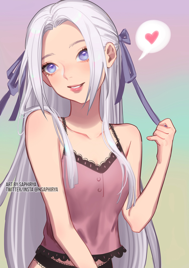 edelgard von hresvelg (fire emblem and 1 more) drawn by saphirya