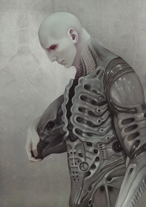 engineer (alien and 1 more) drawn by jumei