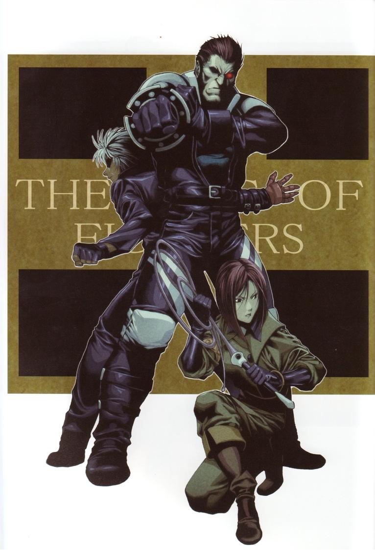 k', whip, and maxima (the king of fighters) drawn by homare_(fool's_art)