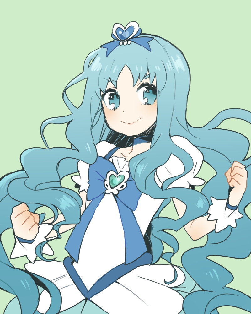 kurumi erika and cure marine (precure and 1 more) drawn by hayashi_(kanzume)