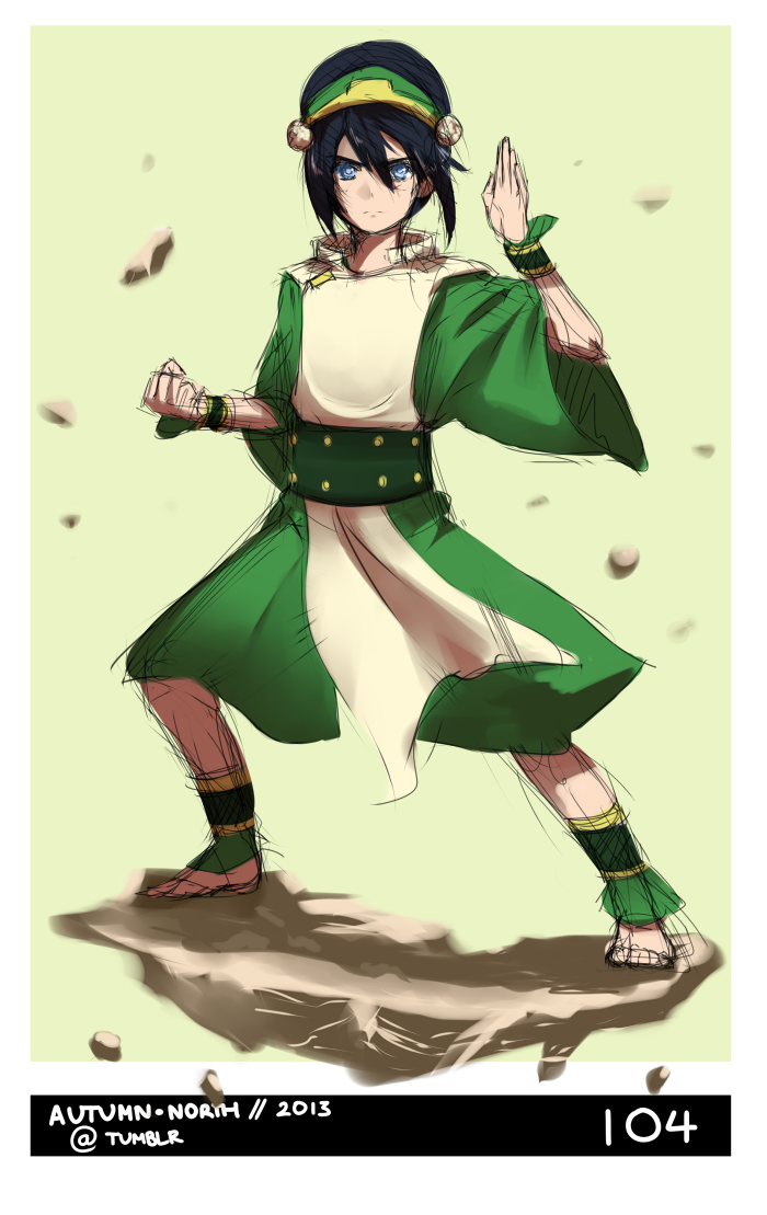 toph beifong (avatar legends and 1 more) drawn by autumn-north