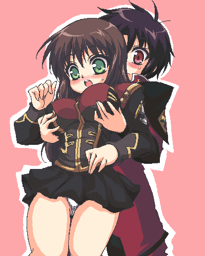 shinn asuka and setsuko ohara (gundam and 5 more) drawn by mi-sya
