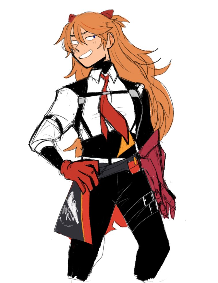 souryuu asuka langley (honkai and 2 more) drawn by soggystyrofoam