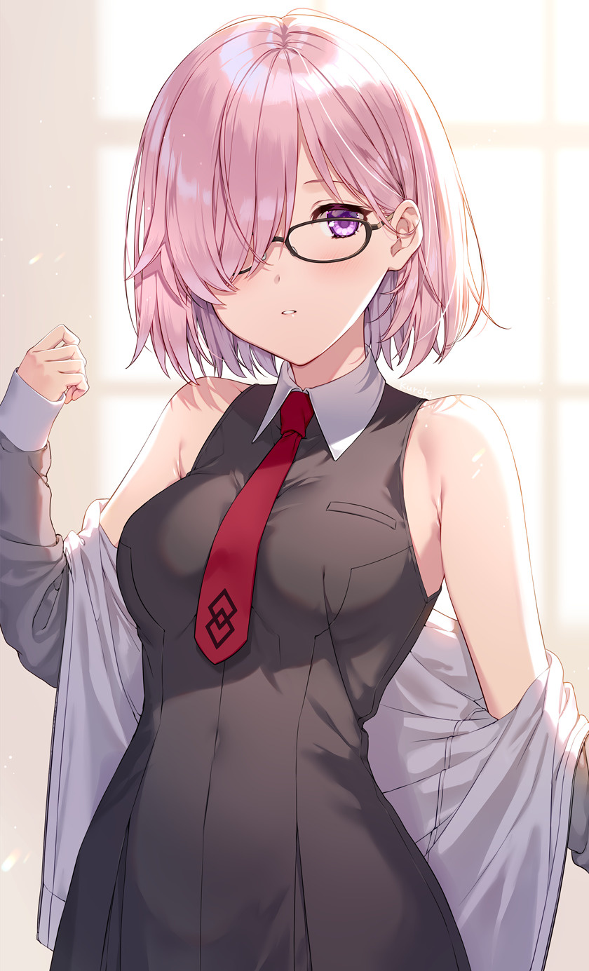 mash kyrielight (fate and 1 more) drawn by kuroki_(ma-na-tu)