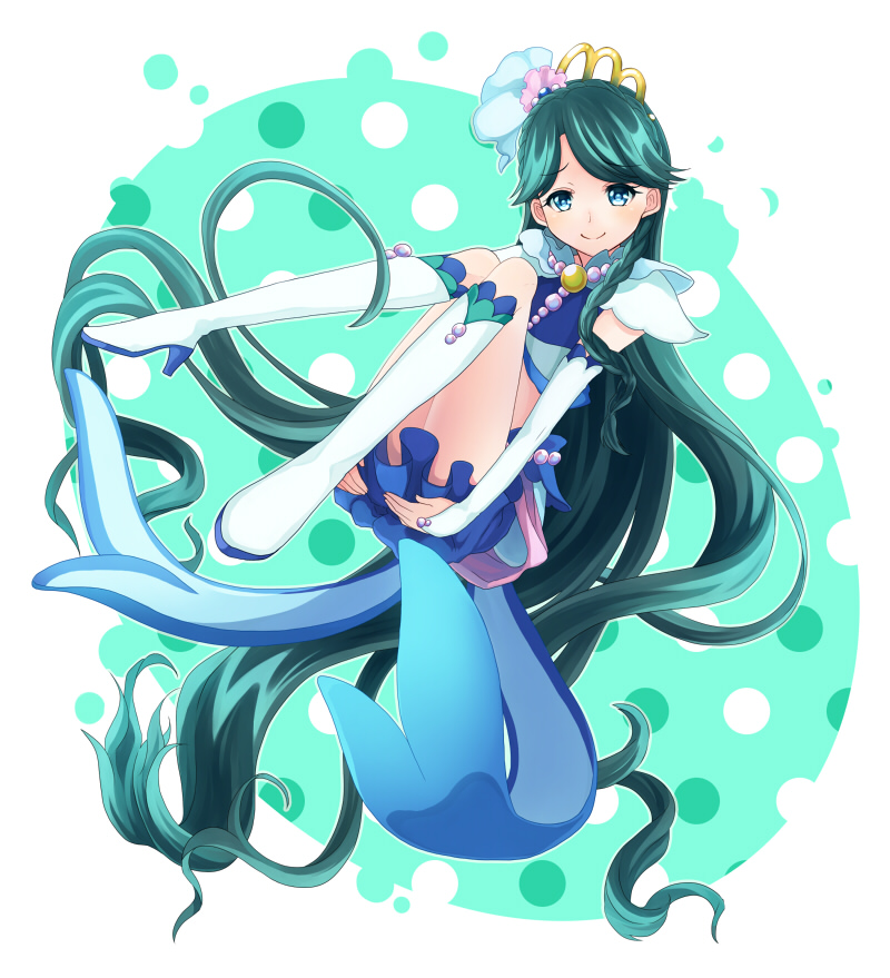 kaidou minami and cure mermaid (precure and 1 more) drawn by sasamaru_chimaki