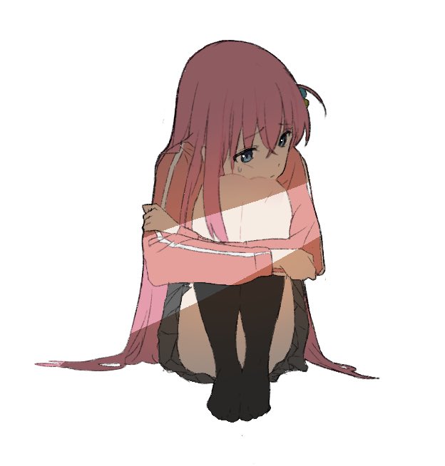 gotoh hitori (bocchi the rock!) drawn by chika_(user_eymr7558)
