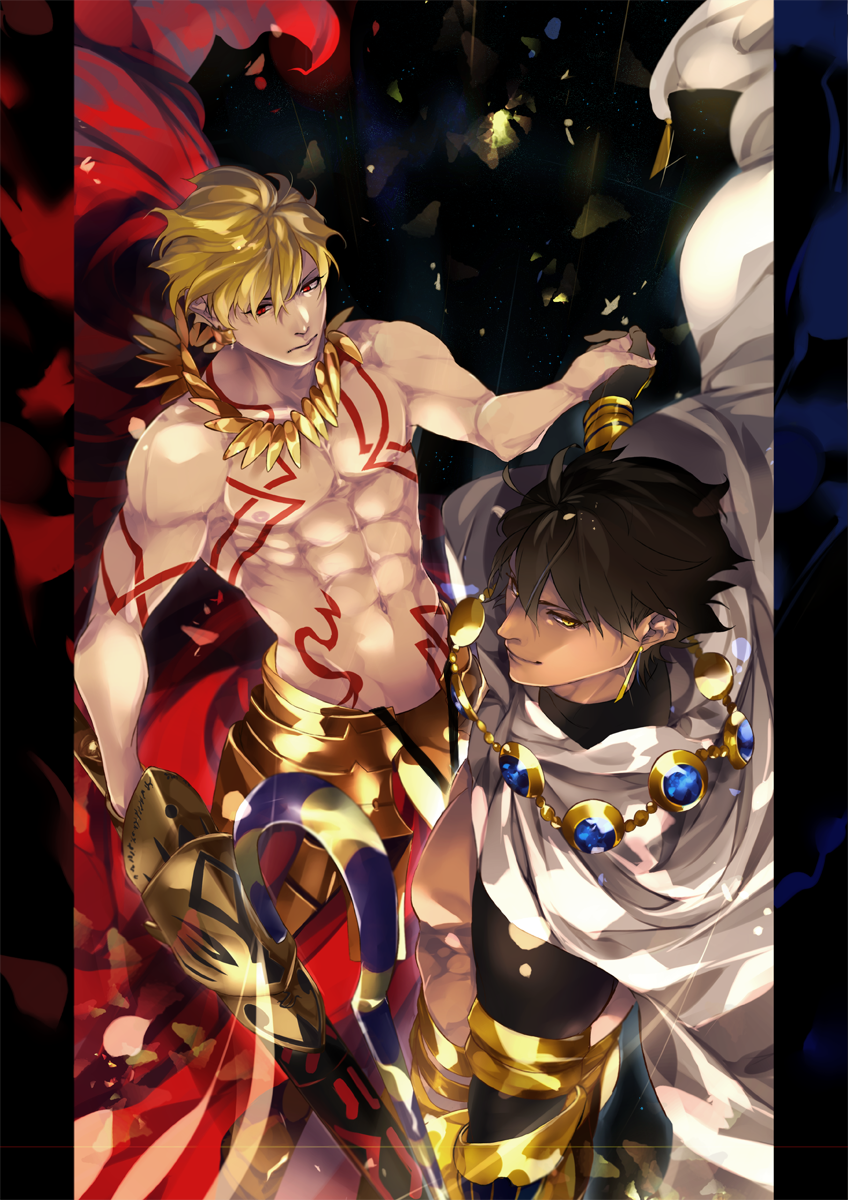 gilgamesh and ozymandias (fate and 1 more) drawn by pvc_parfait