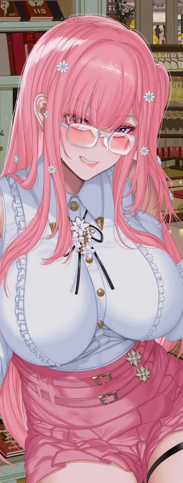 mori calliope (hololive and 1 more) drawn by hanada_yanochi