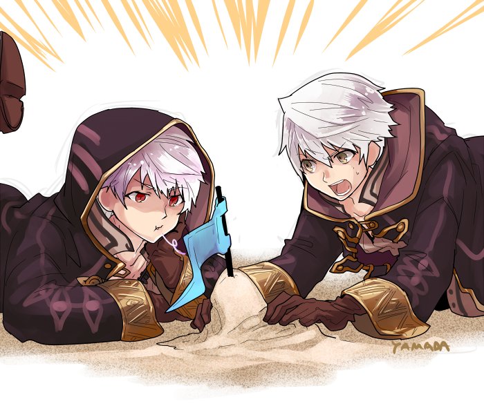 male robin (fire emblem and 2 more) drawn by yamada_(ymdroygbiv)