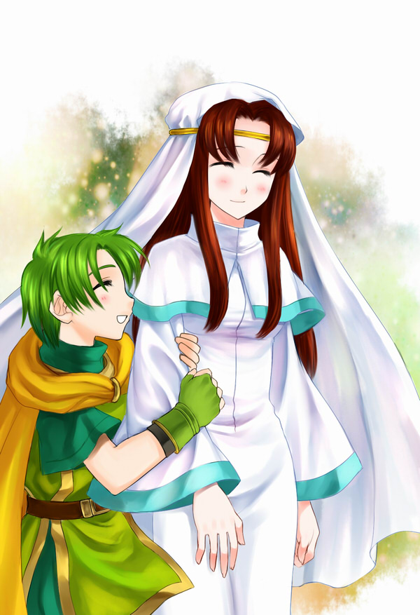lugh and elen (fire emblem and 1 more) drawn by bo_(774berry)
