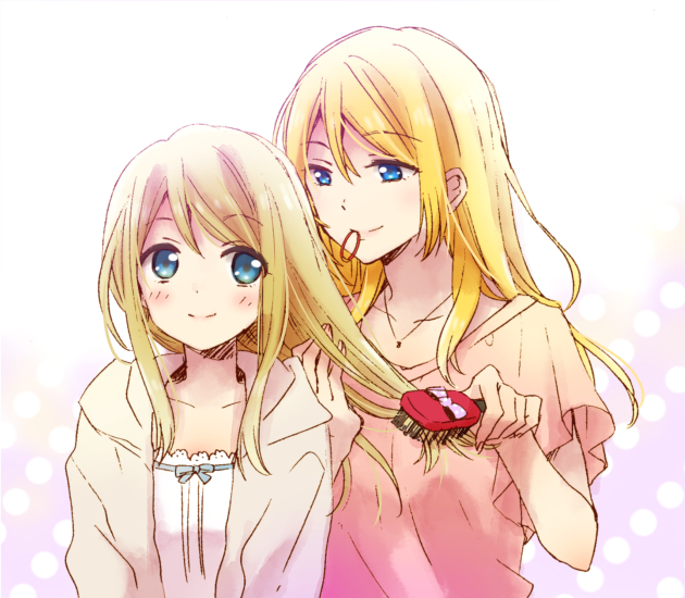 ayase eli and ayase alisa (love live! and 1 more) drawn by yuzucky