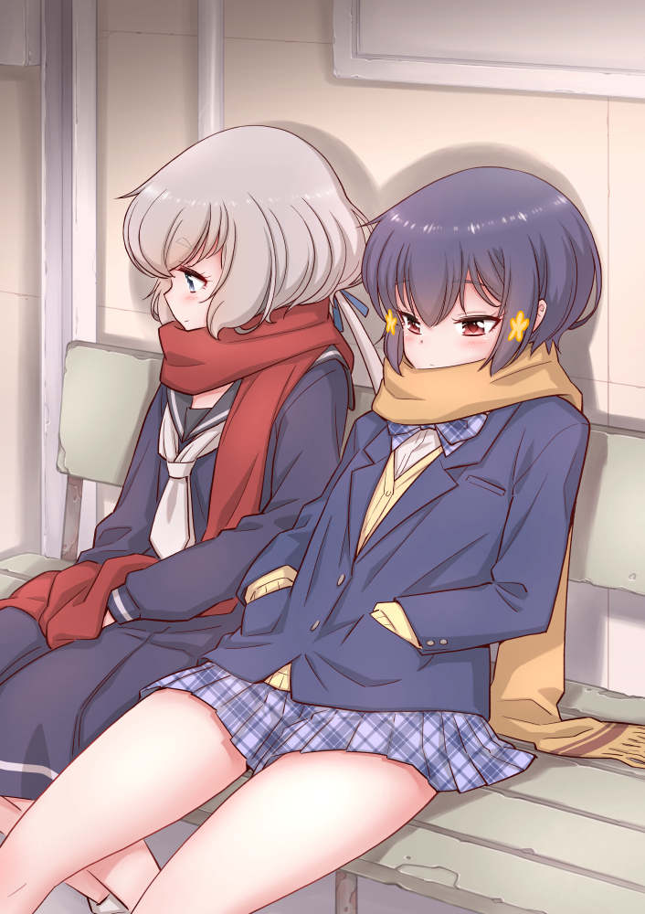 konno junko and mizuno ai (zombie land saga) drawn by studiozombie