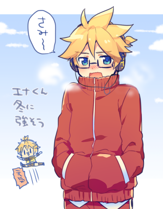kagamine len (vocaloid and 1 more) drawn by sinaooo