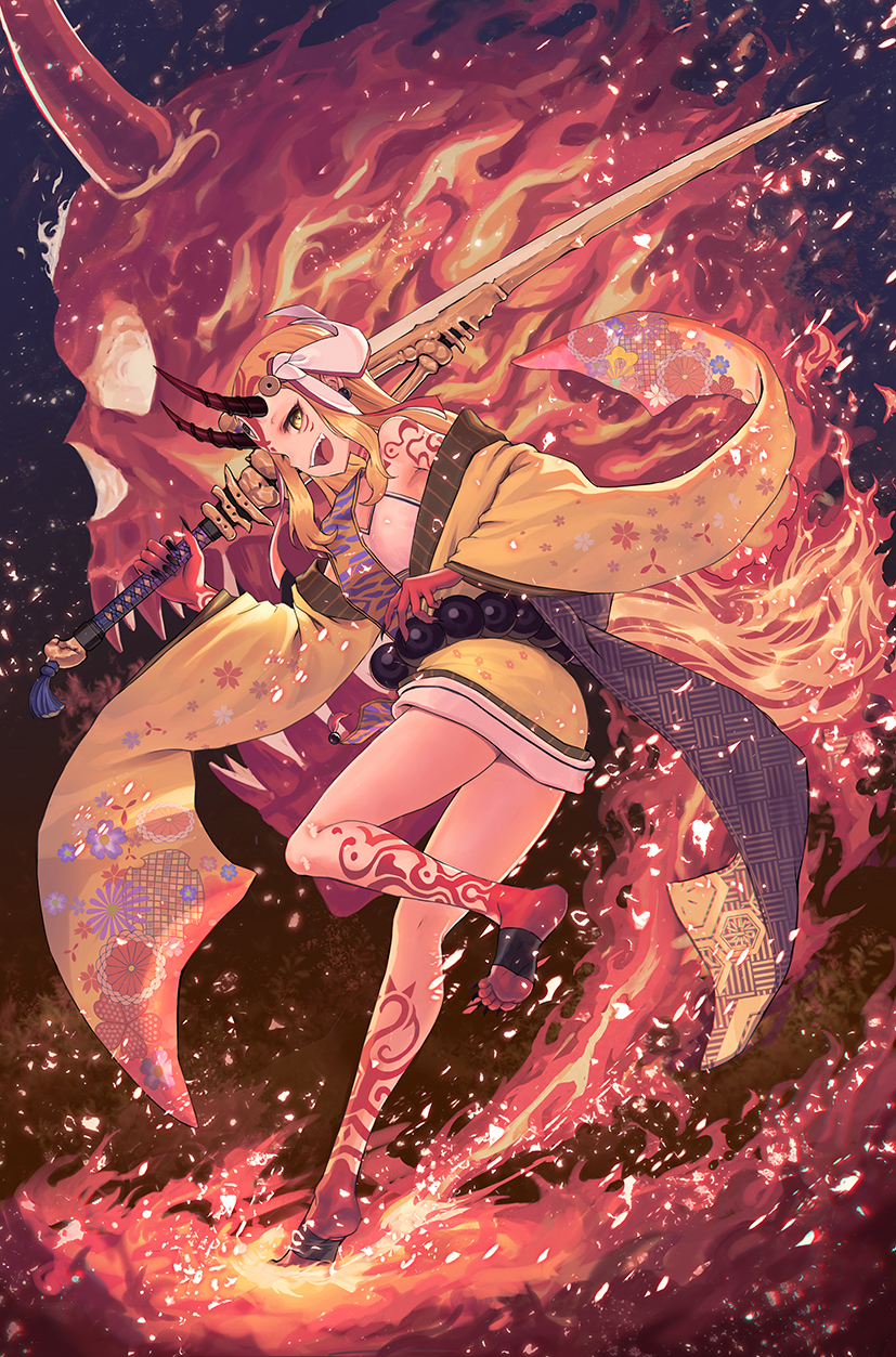 ibaraki douji (fate and 1 more) drawn by sion_(9117)