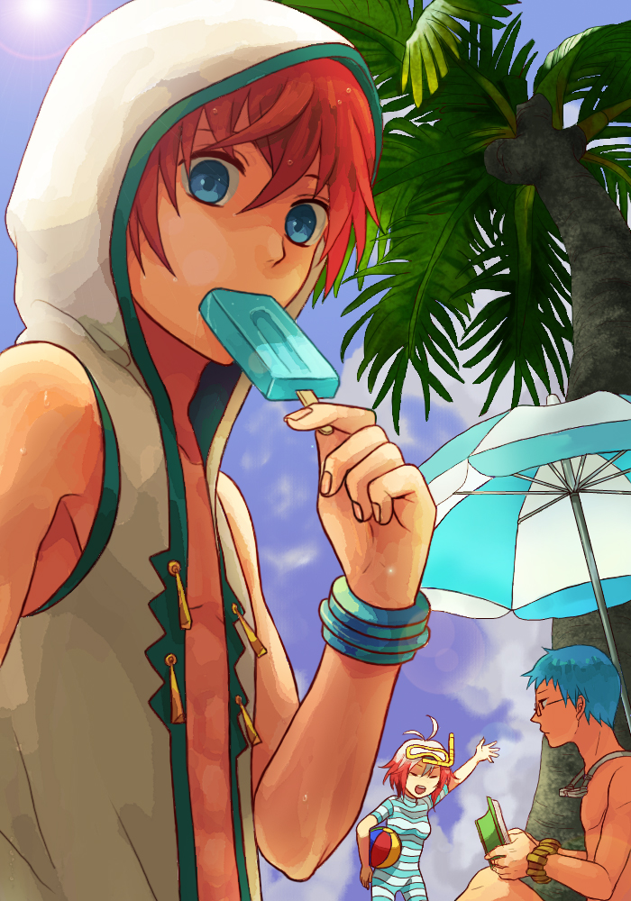 asbel lhant, hubert ozwell, and pascal (tales of and 1 more) drawn by akke
