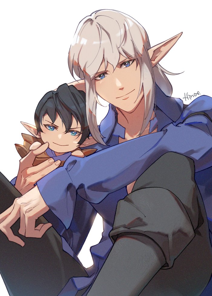estinien varlineau and aymeric de borel (final fantasy and 1 more) drawn by hinoe_(dd_works)