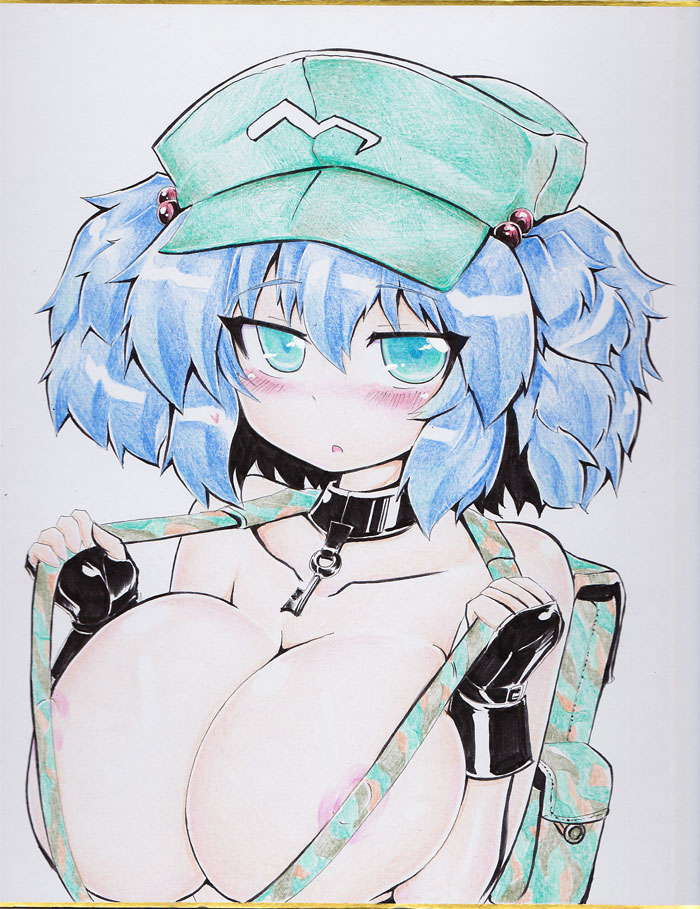 kawashiro nitori (touhou) drawn by okiraku_nikku