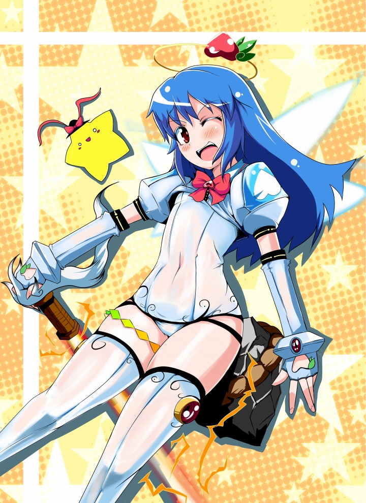 hinanawi tenshi and nagae iku (touhou and 1 more) drawn by abiko_zyozi