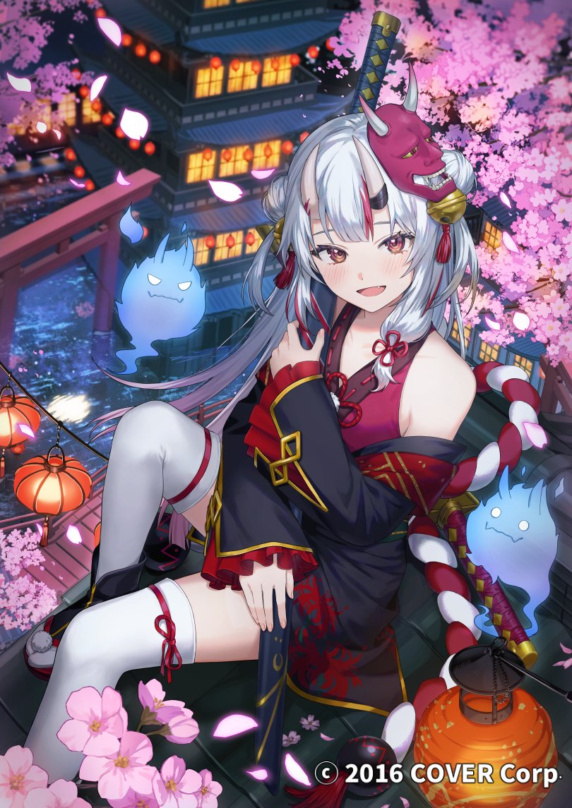 nakiri ayame, shiranui, and karma (hololive) drawn by saino_misaki