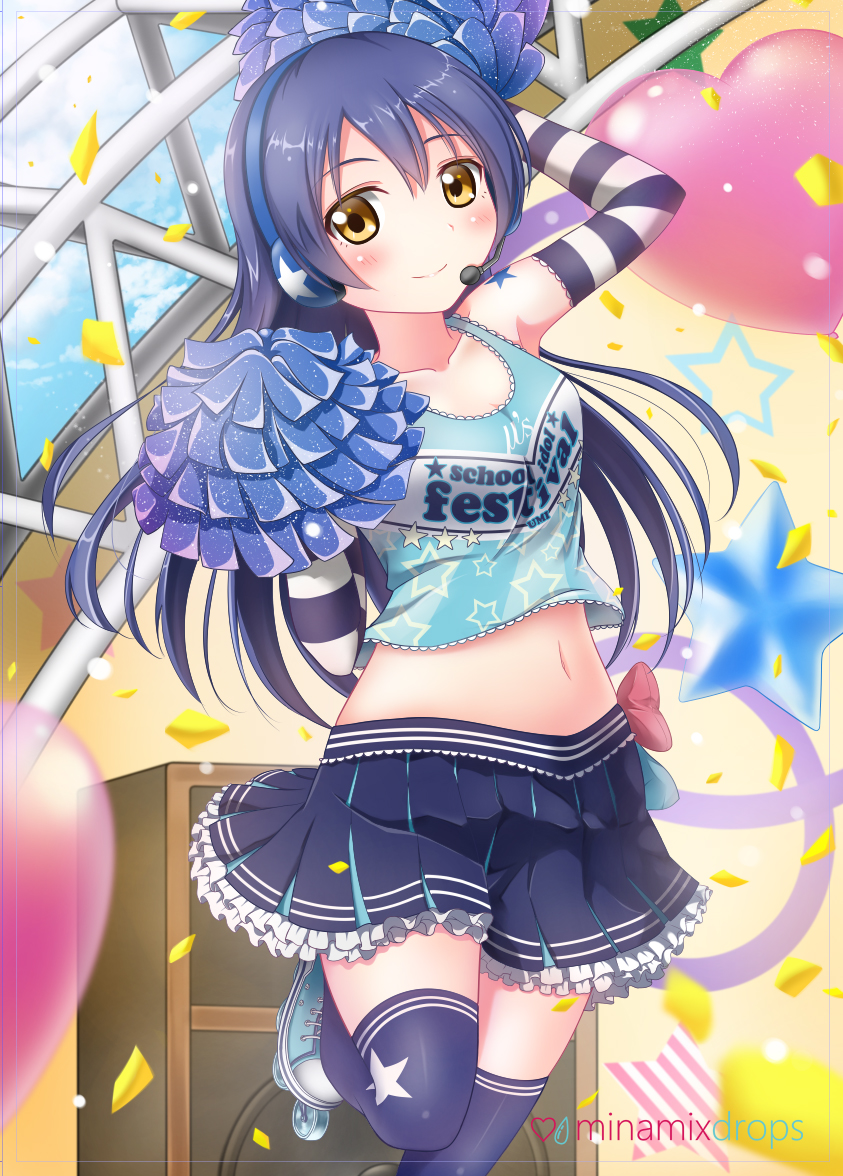 sonoda umi (love live! and 2 more) drawn by minamixdrops