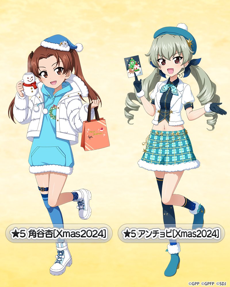 anchovy and kadotani anzu (girls und panzer and 1 more)